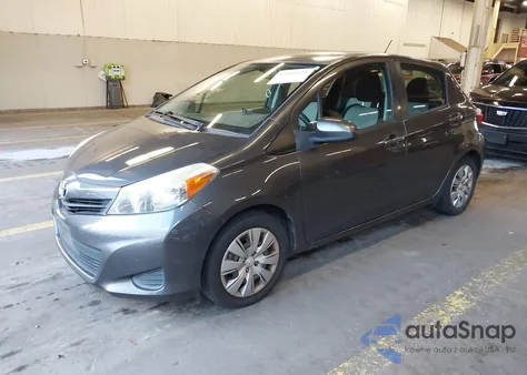 2012 Toyota Yaris L z USA, uszkodzony, nr VIN JTDKTUD32CD501237
